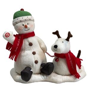 Hallmark Jingle Pals Holiday Snowman and Dogs Musical‎ Decor